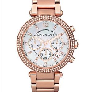 AUTHENTIC Michael Kors rose gold watch